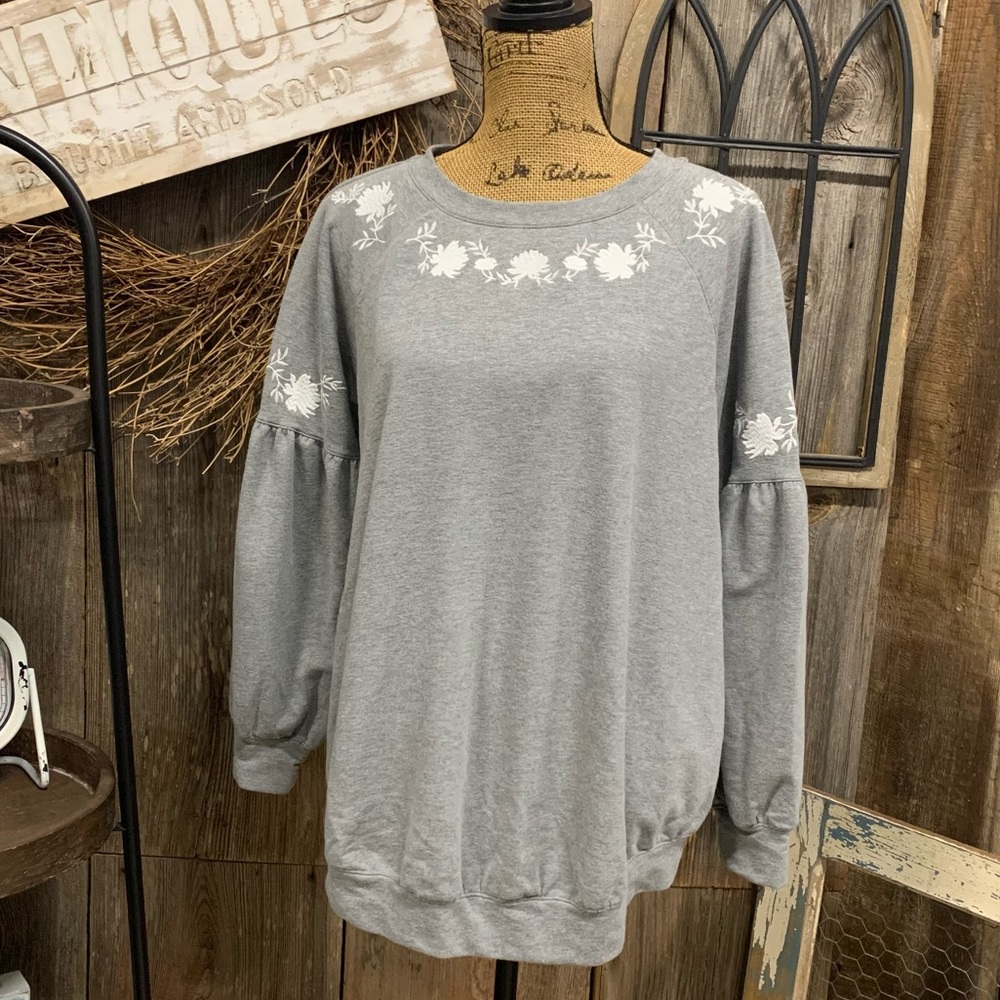 Isabel Maternity by Ingrid & Isabel Grey Sweatshirt